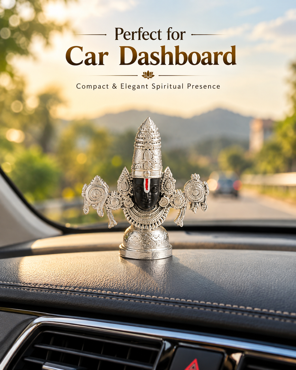 Lord Venkateshwara Balaji Silver Idol – Premium Tirupati Balaji Murti