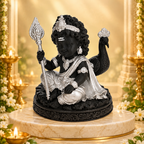 Divine Bala Murugan Idol with Vel & Peacock for Home Pooja & Car Decor (3.5 Inch)