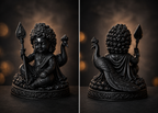 Divine Bala Murugan Idol with Vel & Peacock for Home Pooja & Car Decor (3.5 Inch)