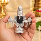 Lord Venkateshwara Balaji Silver Idol – Premium Tirupati Balaji Murti
