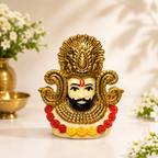 Premium Khatu Shyam Ji Murti | Hand-Painted Multicolor Shyam Baba Idol for Home & Pooja Room