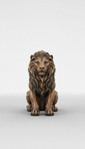 Bronze Accent Animal Form Sculpture