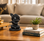 Little Krishna Black Murti | Premium Bal Gopal Statue with Flute for Home & Pooja Room